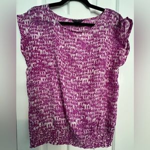 Banana Republic Short Sleeve Blouse